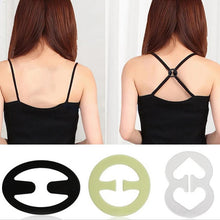 9Pcs Silicone bra Click Bra Clip Buckles Shadow-Shaped Wedding Bra Straps Conceal Clear cleavage Bra extender Holders J4U66