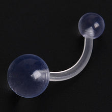 9pcs Clear Color Belly Navel Tongue Lip Rings Bars Studs Body Piercing Jewelry J4U66