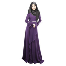 Abaya Jilbab Kaftan Lotus Leaf Maxi Dress Women Islamic Maxi Evening Party Dresses PY3 J4U66