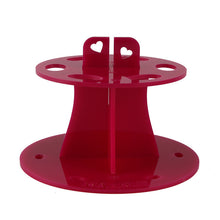 Acrylic Makeup Brush Holder Stand Drying Brush Cosmetic Shelf Rack Toothbrush 6 Hole Oval Makeup Brush OrganizerJFY66