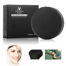 activated charcoal crystals handmade soap face skin whitening soap for remove blackhead and oil control washing J4U66