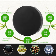 activated charcoal crystals handmade soap face skin whitening soap for remove blackhead and oil control washing J4U66
