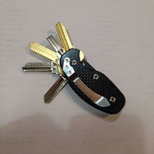 Aluminum Key Chains Holder Organizer Clip Folder Keyring Keychain Case EDC Pocket J4U66