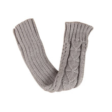 Amazig Long Mitten Gloves Women Knitted Arm Fingerless Gloves Solid Color FunS29 J4U66