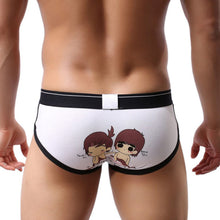Amazmen's Sexy Cotton Underwear Shorts Men Underpants Soft Briefs for Men J4U66