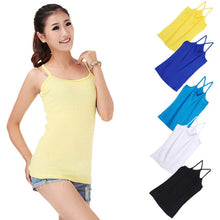 Amazing Women's Y Back Plain Sleeveless Stretch Camisole Strappy VTank Top J4U66