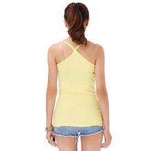 Amazing Women's Y Back Plain Sleeveless Stretch Camisole Strappy VTank Top J4U66