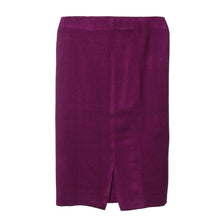 Amazing Ladies Mini Knitted Skirt OL Women Slim Fitted Over Knee High Waist Career Pencil Skirt J4U66