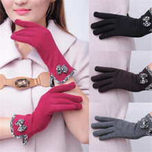 Amazing Candy Colors Lady Women Bowknot Screen Motorcycle Ski Snow Snowboard Warm Gloves Mittens  J4U66