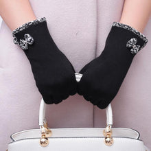 Amazing Candy Colors Lady Women Bowknot Screen Motorcycle Ski Snow Snowboard Warm Gloves Mittens  J4U66