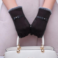 Amazing Candy Colors Lady Women Bowknot Screen Motorcycle Ski Snow Snowboard Warm Gloves Mittens  J4U66