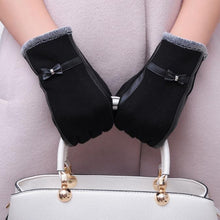 Amazing Candy Colors Lady Women Bowknot Screen Motorcycle Ski Snow Snowboard Warm Gloves Mittens  J4U66