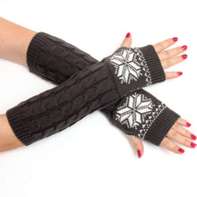 Amazing Fashion Knitted Fingerless Gloves Women Girl Lady Soft Warm Wrist Warmer  J4U66