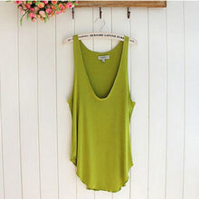 Amazing Fashion Woman Lady Sleeveless V-Neck Candy Color VLoose Tank Tops Style J4U66