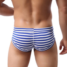Amazmen's Sexy Cotton Stripe Underwear Shorts Men Underpants Soft Briefs J4U66