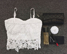 Amazing Lace Bustier Women's Bra Crop Camis Beach Tank Tops Bodycon Crop Top Party Corset Bra J4U66