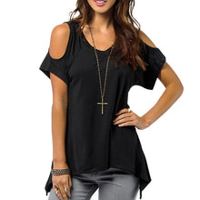 Amazing Sexy Loose Short Sleeve Shirt Women Casual T-shirt Style  J4U66