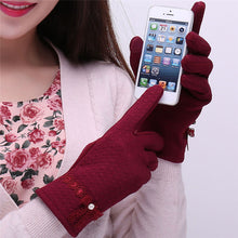 Amazing Solid 4 Styles Beautiful Candy Colors Fashion Womens Girls Screen Outdoor Sport Warm Gloves  J4U66