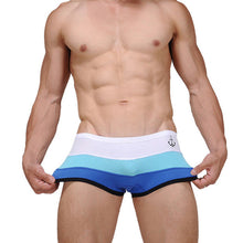 AmazingMen's Sexy UnderwearStriped Cotton Boxer Underpants M L XL J4U66