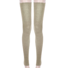 Amazing Warm Women Thigh High Knit Leg Warmers For Women Over Knee Leg Warmer  J4U66