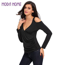 american appare sexy women cross ruched harajuku shirt cut out cold shoulder backless vneck casual basic tee camisetas femininas J4U66