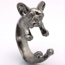 Animal French Bulldog Ring Men And Women Animal Wrap Ring French Bulldog Ring J4U66