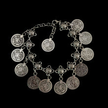 Antique Silver Coin Squirrels Anklet Womens Barefoot Foot Jewelry Ankle Bracelet J4U66