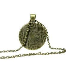 Art Tree Glass Cabochon Necklace Bronze Chain Vintage Choker Statement Necklace Women Jewelry Life Tree Pendant Necklace J4U66