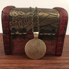 Art Tree Glass Cabochon Necklace Bronze Chain Vintage Choker Statement Necklace Women Jewelry Life Tree Pendant Necklace J4U66