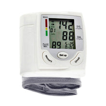 Automatic Digital Wrist Cuff Blood Pressure Monitor Arm Meter Pulse Sphygmomanometer Heart Beat Meter PY7 J4U66