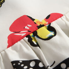 Girls Dress Kids Clothes Long Sleeve Cartoon Butterfly Girl Princess Dresses Vestidos J4U66