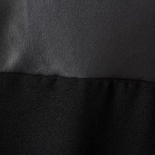 Hoody O-Neck Long Sleeve Cotton Pu Patchwork Lady Casual Hoodies Tracksuit For Femeal J4U66
