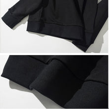 Hoody O-Neck Long Sleeve Cotton Pu Patchwork Lady Casual Hoodies Tracksuit For Femeal J4U66