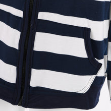 Striped Zipper Hoodies Sweatshirts Jumper Tops Femme Hooded Pullovers Tracksuits Clothes J4U66