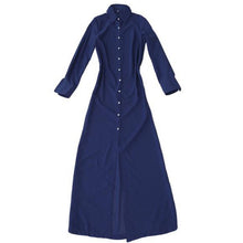 tunic button v neck split dress women long sleeve party maxi beach dresses unique vestidos J4U66