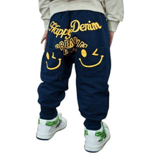 Kids Boys Girls Warm Pants Letter Printed Baby Casual Loose Leggings Elastic Trousers Clothing J4U66