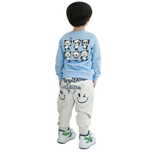 Kids Boys Girls Warm Pants Letter Printed Baby Casual Loose Leggings Elastic Trousers Clothing J4U66