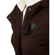 women thick wool coat hoodie jacket parka trench peacoat double breasted warm clothes 4 colors J4U66