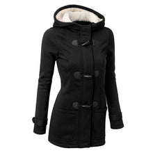 women thick wool coat hoodie jacket parka trench peacoat double breasted warm clothes 4 colors J4U66