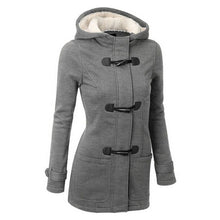 women thick wool coat hoodie jacket parka trench peacoat double breasted warm clothes 4 colors J4U66