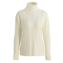 women turtleneck sweater twist stretchy slim knitted jumper top long sleeve casual sweaters and pullovers J4U66