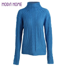 women turtleneck sweater twist stretchy slim knitted jumper top long sleeve casual sweaters and pullovers J4U66