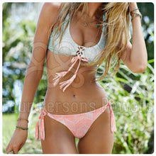 blue bikini sexy backless women bandage bikini set push up padded bra swimsuit swimwear n11zn J4U66