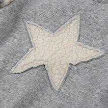 BOBORA Brand Kids Girls Boys Star Pattern Plush Pullover Cotton Personality Unisex Cute Sweater Clothes J4U66