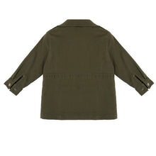 BOBORA Kids Boys Girls Unisex Army Coat Zipper Jacket Tops Three-dimensional Pocket Outerwear J4U66