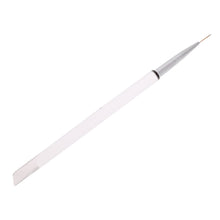 bqan transparent nail art pen acrylic handle carving powder uv gel liquid salon liner brush oblique sharp end J4U66
