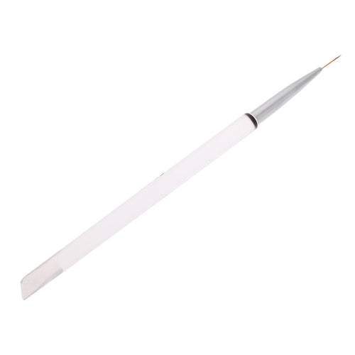 bqan transparent nail art pen acrylic handle carving powder uv gel liquid salon liner brush oblique sharp end J4U66
