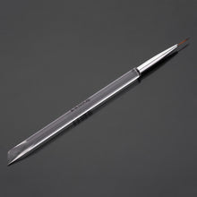 bqan transparent nail art pen acrylic handle carving powder uv gel liquid salon liner brush oblique sharp end J4U66
