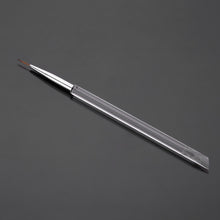 bqan transparent nail art pen acrylic handle carving powder uv gel liquid salon liner brush oblique sharp end J4U66