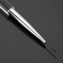 bqan transparent nail art pen acrylic handle carving powder uv gel liquid salon liner brush oblique sharp end J4U66
